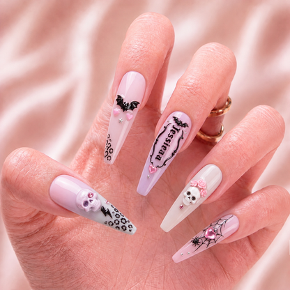 Sugar Skull Crush - Personalized Press-On Nails