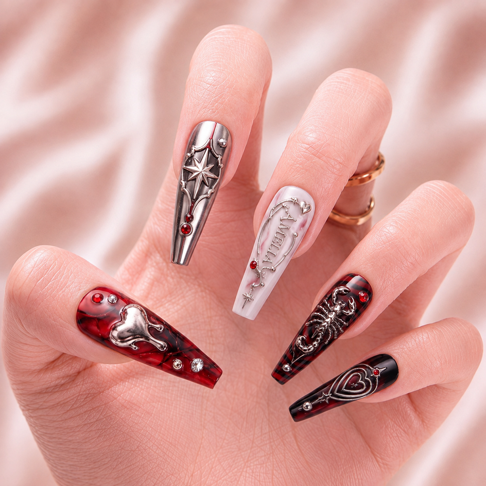 Bloodbound Love - Personalized Press-On Nails