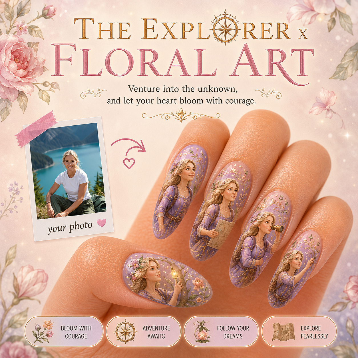 CUSTOMIZE PRINCESS NAILS