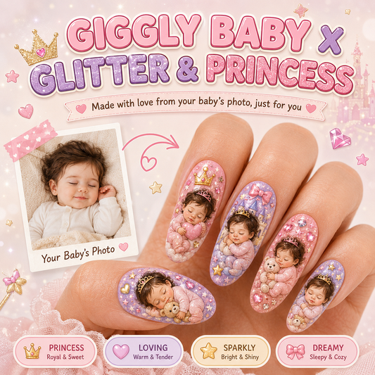 CUSTOMIZE YOUR BABY PRINTED ON NAILS alternate image
