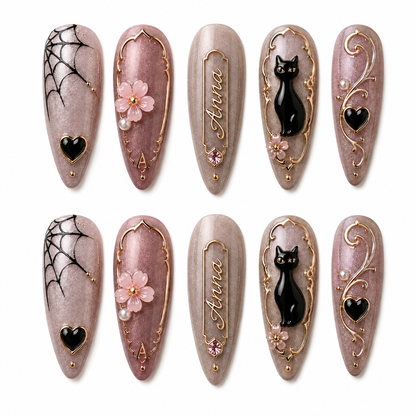 Blossom Enchant - Personalized Press-On Nails