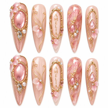 The Rosette Archive - Personalized Press-On Nails