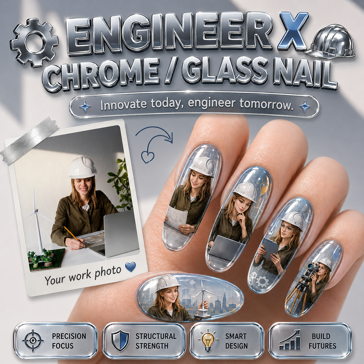 CUSTOMIZE CAREER NAILS