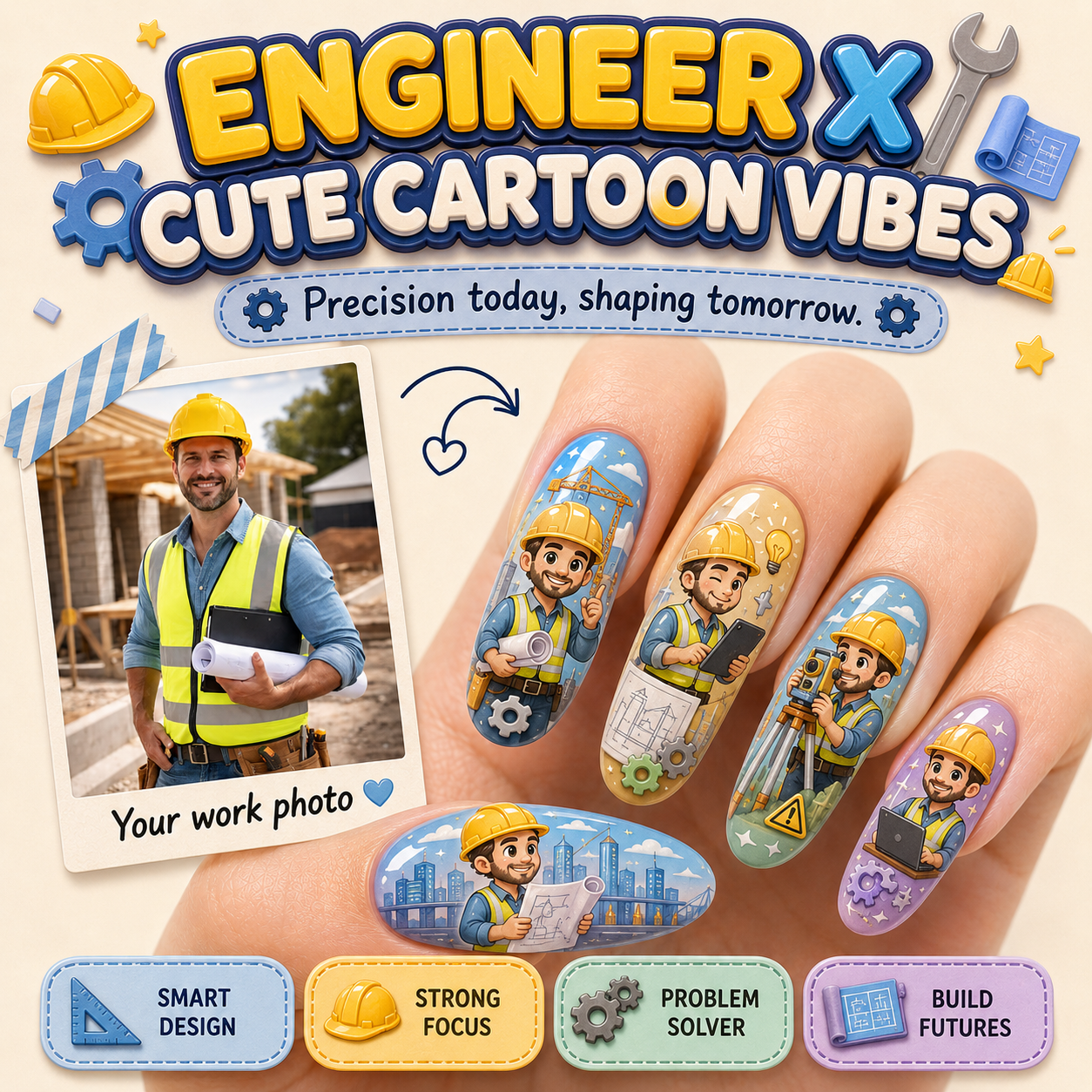 CUSTOMIZE CAREER NAILS