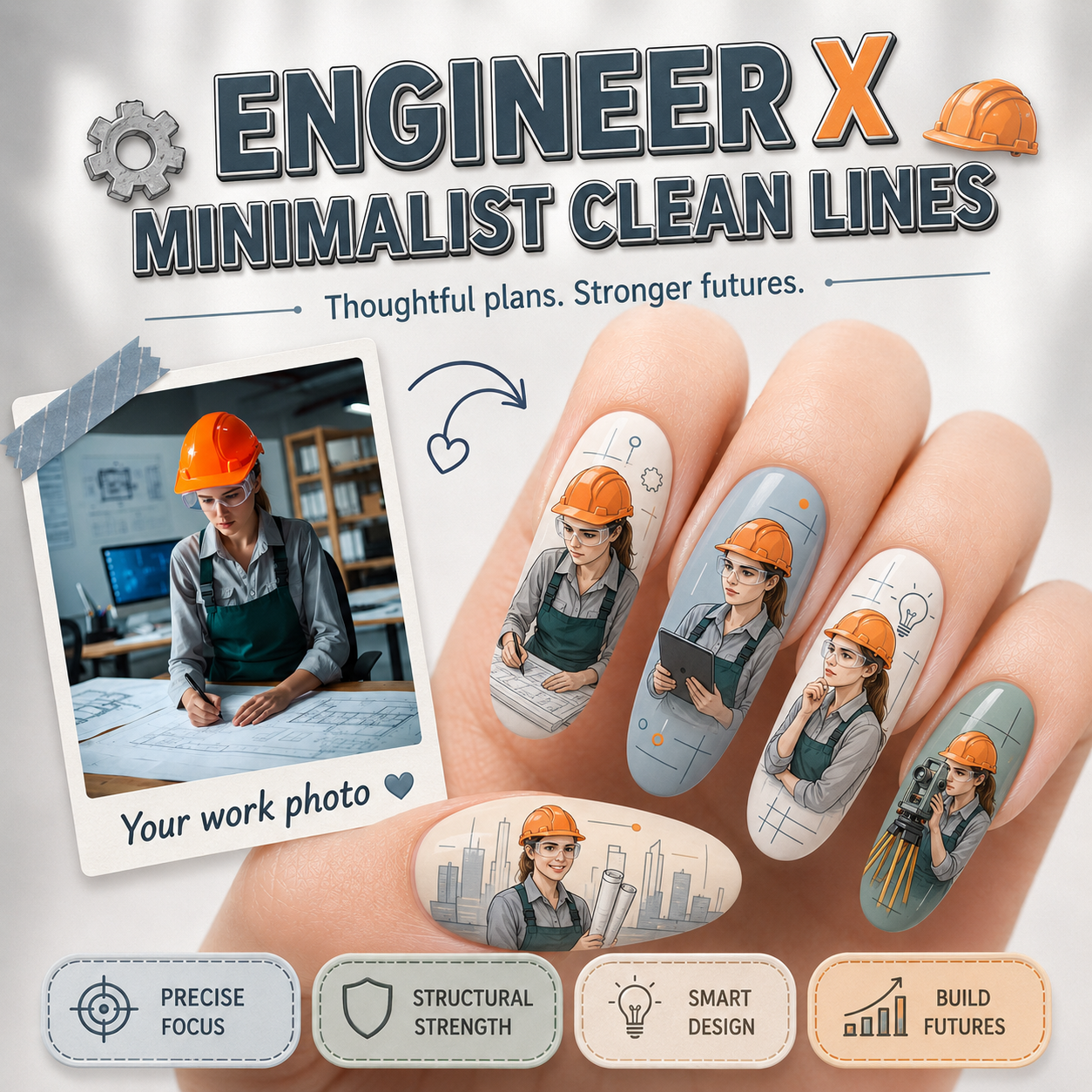 CUSTOMIZE CAREER NAILS