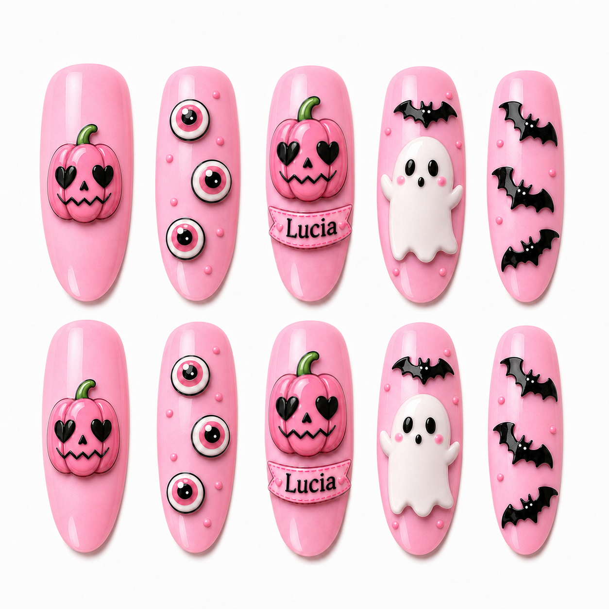 Blush Ghoul Society - Personalized Press-On Nails