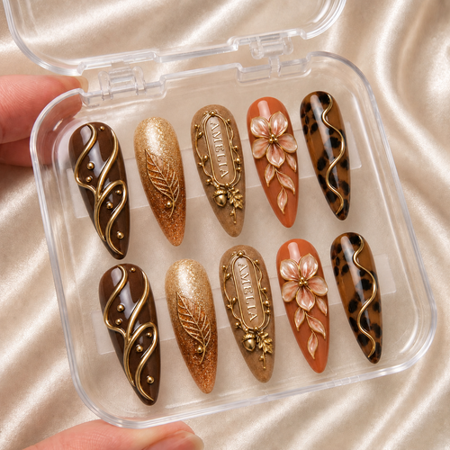 Amber Thicket - Personalized Press-On Nails