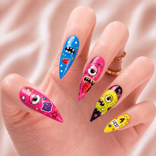 Fuggler Monster Bestie - Personalized Press-On Nails alternate image