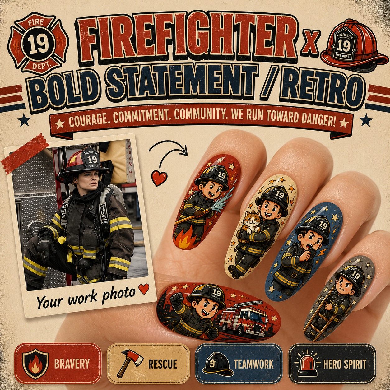 CUSTOMIZE CAREER NAILS