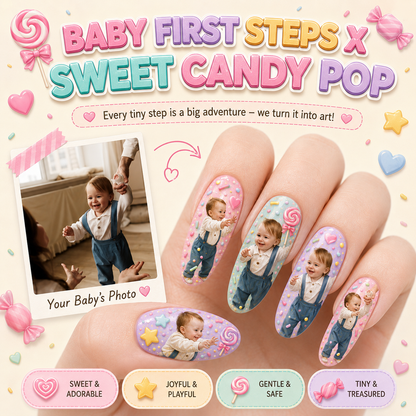 CUSTOMIZE YOUR BABY PRINTED ON NAILS