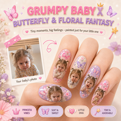 CUSTOMIZE YOUR BABY PRINTED ON NAILS