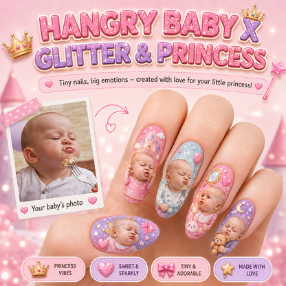 CUSTOMIZE YOUR BABY PRINTED ON NAILS