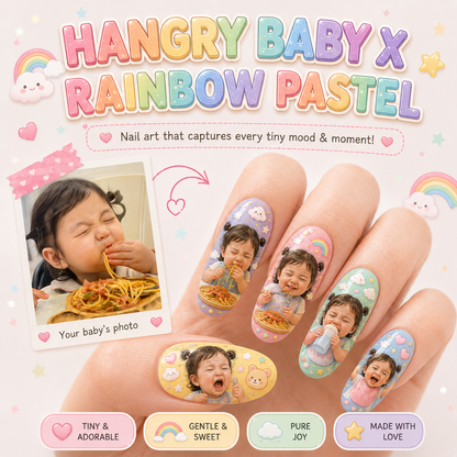 CUSTOMIZE YOUR BABY PRINTED ON NAILS