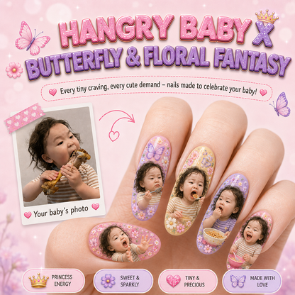 CUSTOMIZE YOUR BABY PRINTED ON NAILS