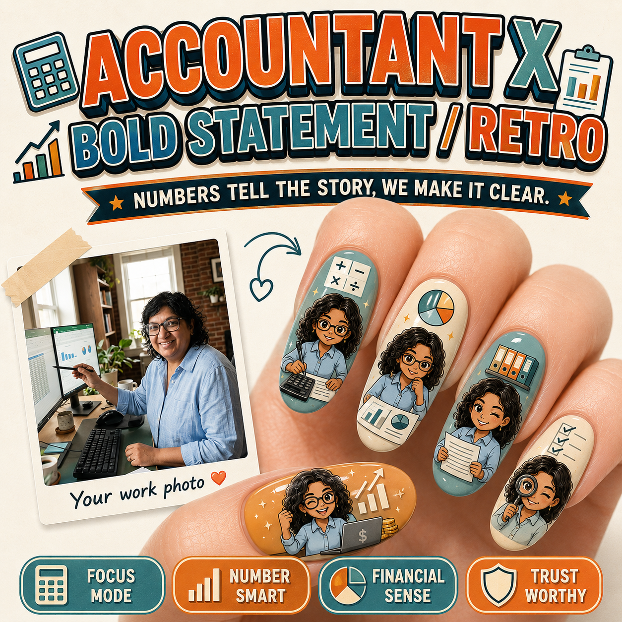 CUSTOMIZE CAREER NAILS