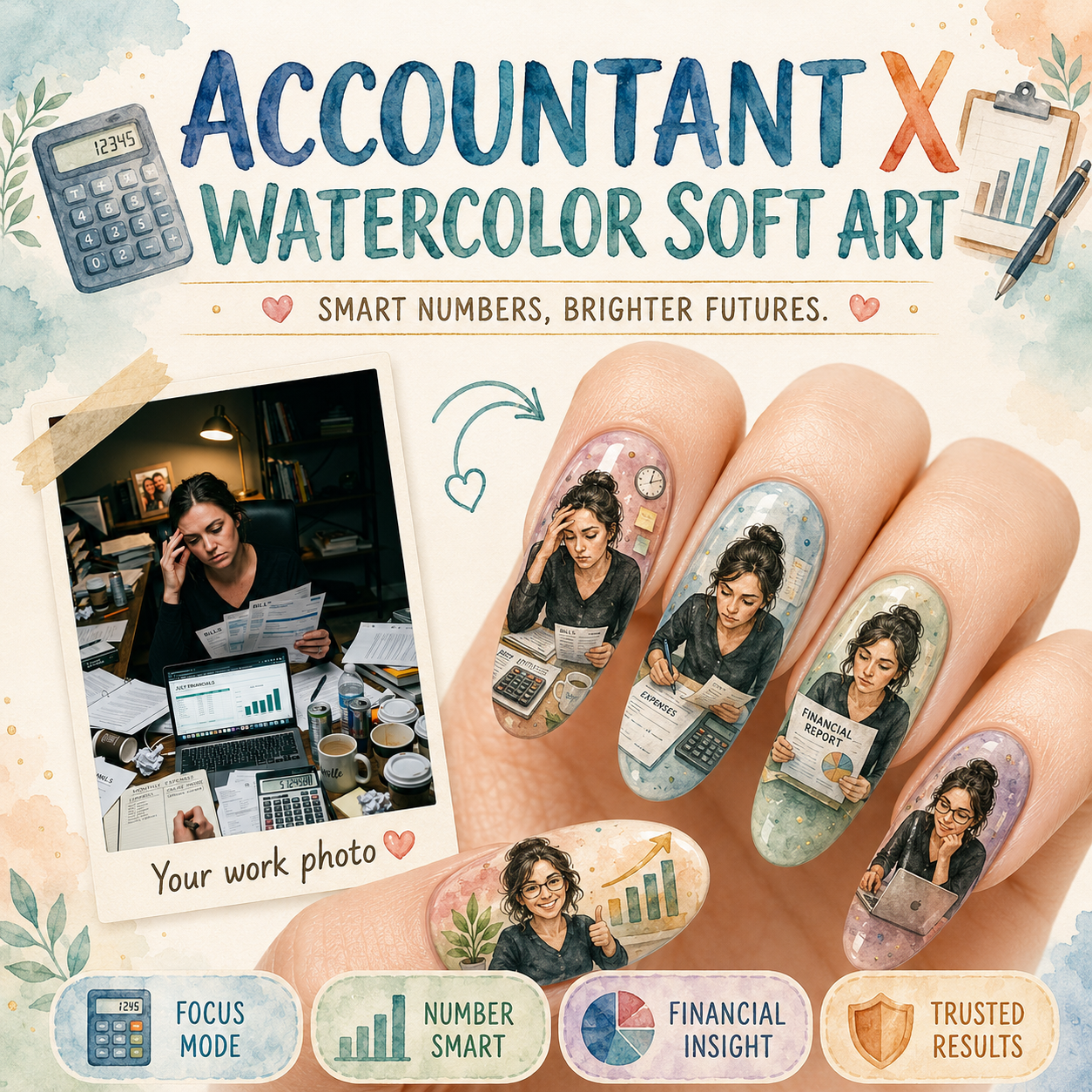 CUSTOMIZE CAREER NAILS