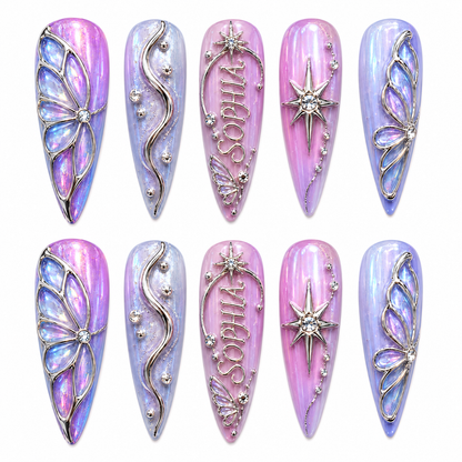 Astral Opaline - Personalized Press-On Nails