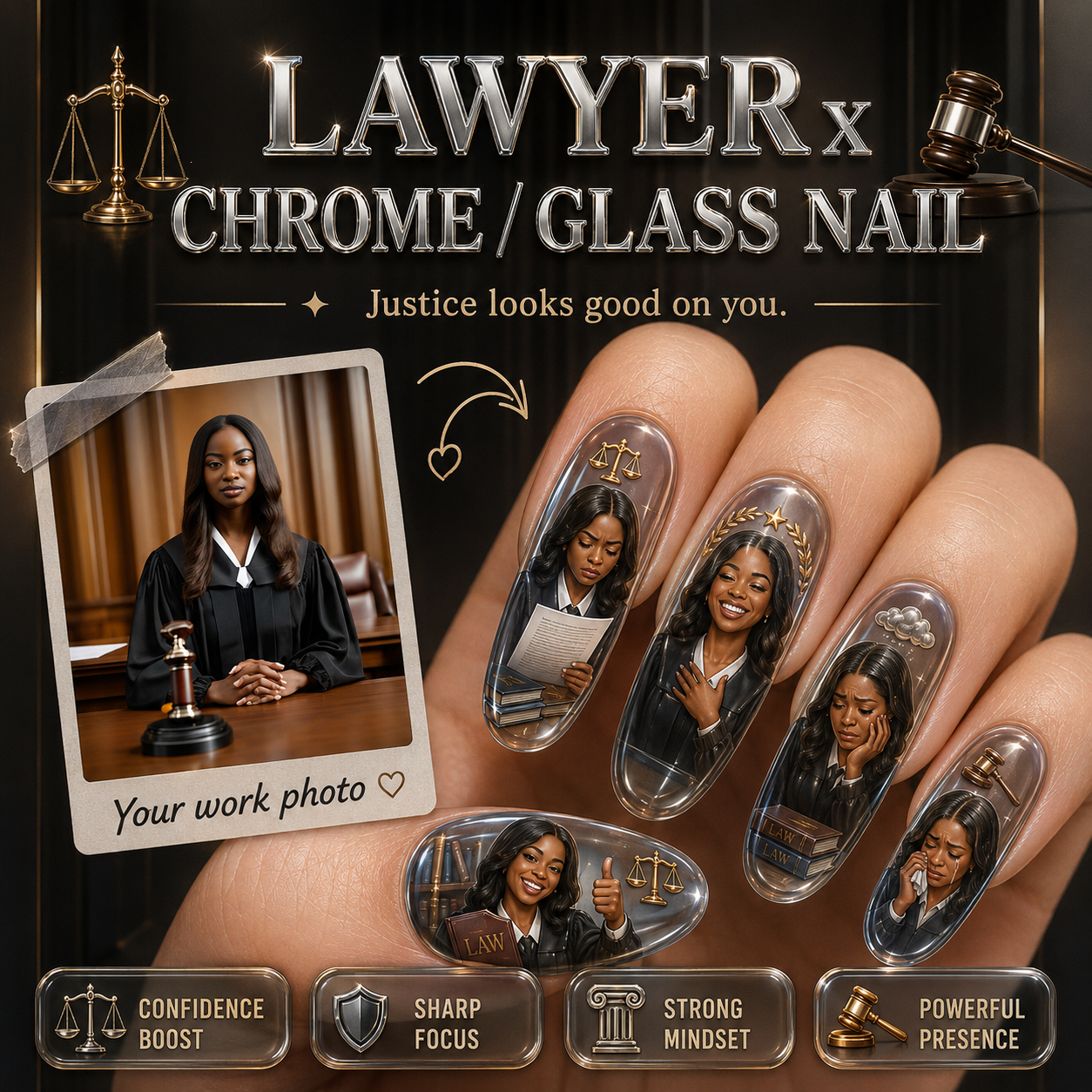 CUSTOMIZE CAREER NAILS
