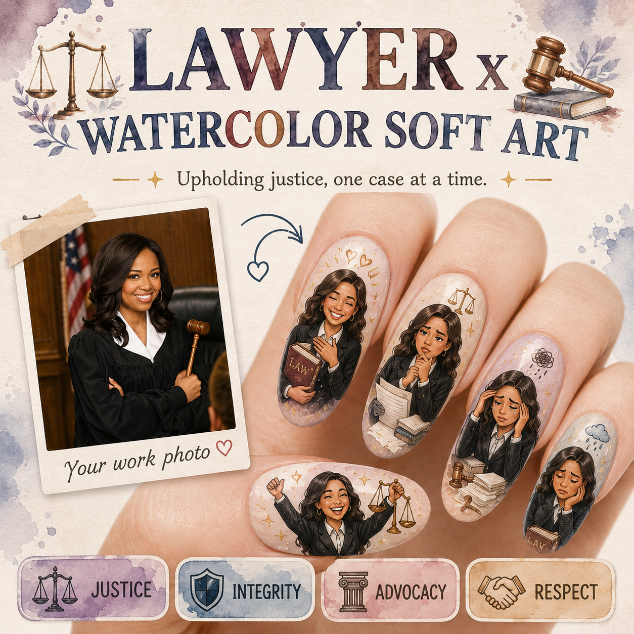 CUSTOMIZE CAREER NAILS
