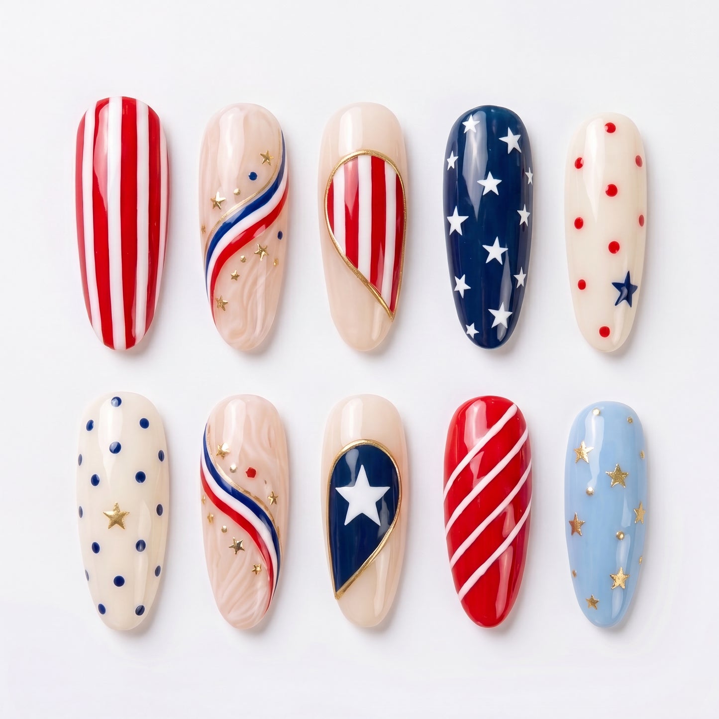 Bestie Stars Forever – Personalized Press-On Nails