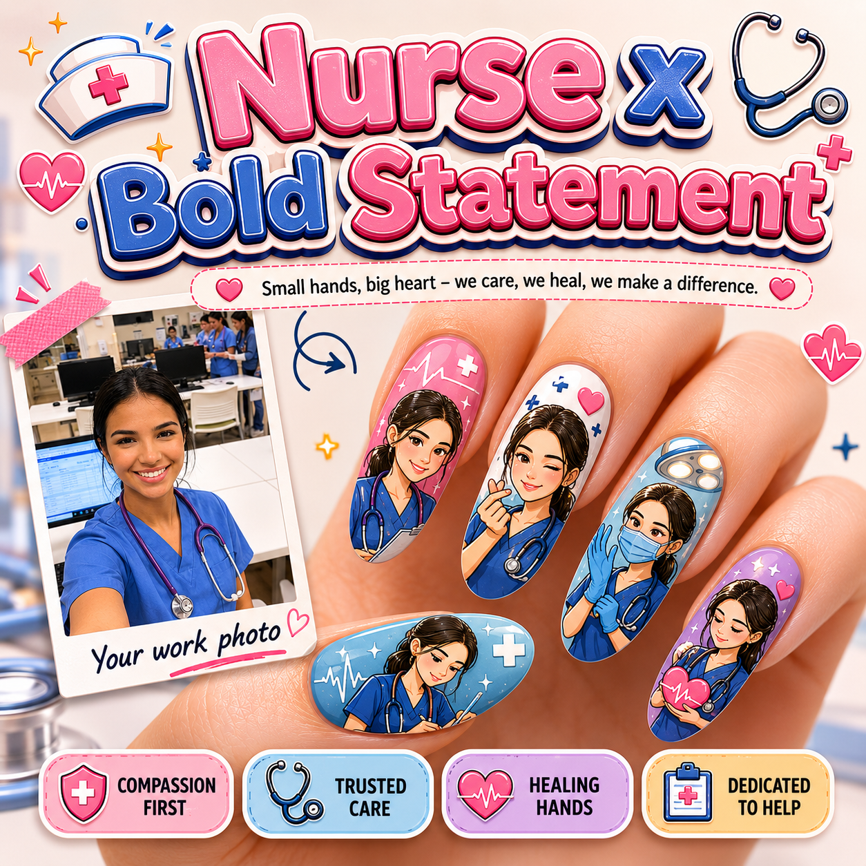 CUSTOMIZE CAREER NAILS