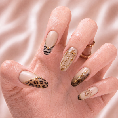 Velvet Safari - Personalized Press-On Nails