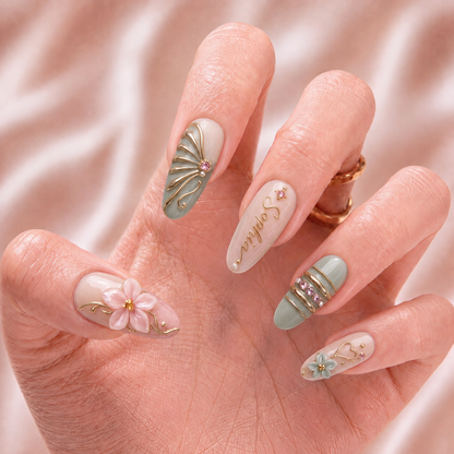 Blush Eden - Personalized Press-On Nails