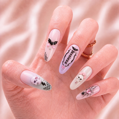 Sugar Skull Crush - Personalized Press-On Nails