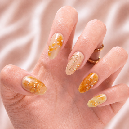 Honey Petals - Personalized Press-On Nails