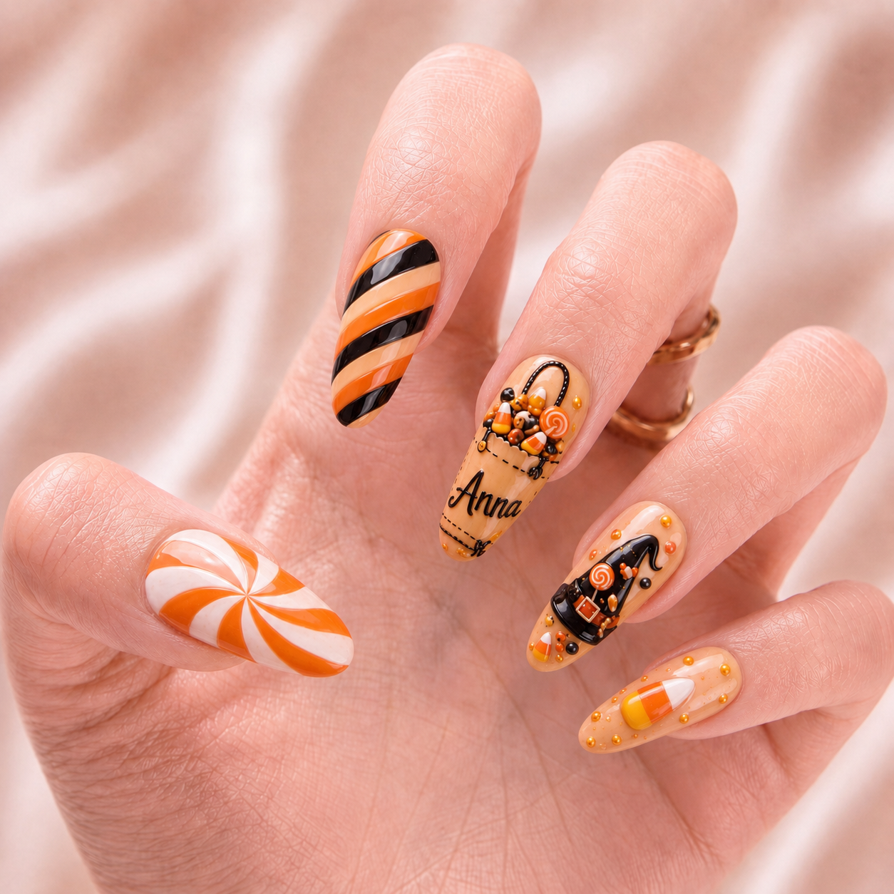 Sweet Witch Candy - Personalized Press-On Nails