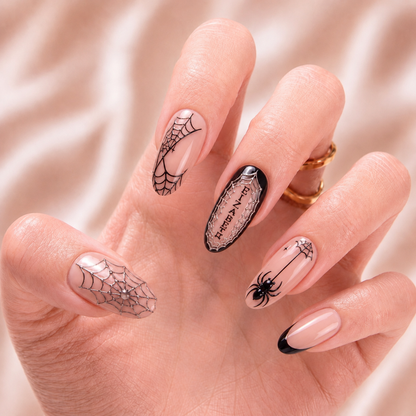 Midnight Spinner - Personalized Press-On Nails