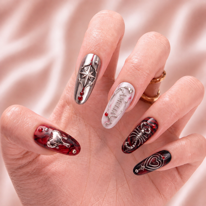 Bloodbound Love - Personalized Press-On Nails