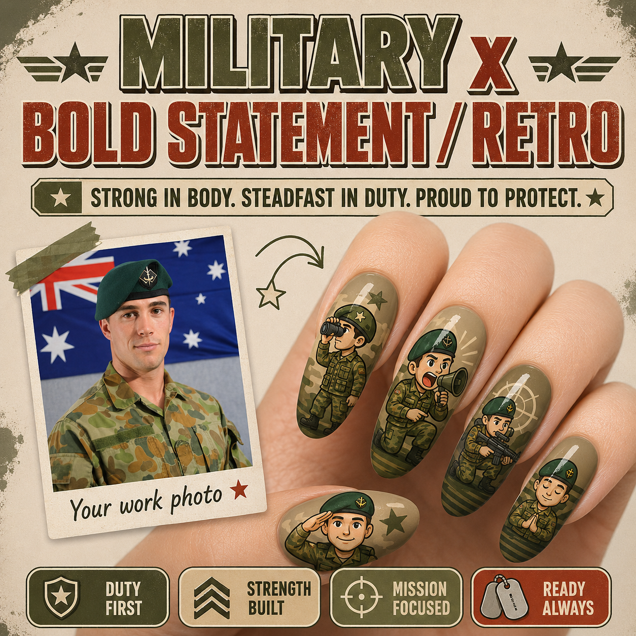 CUSTOMIZE CAREER NAILS
