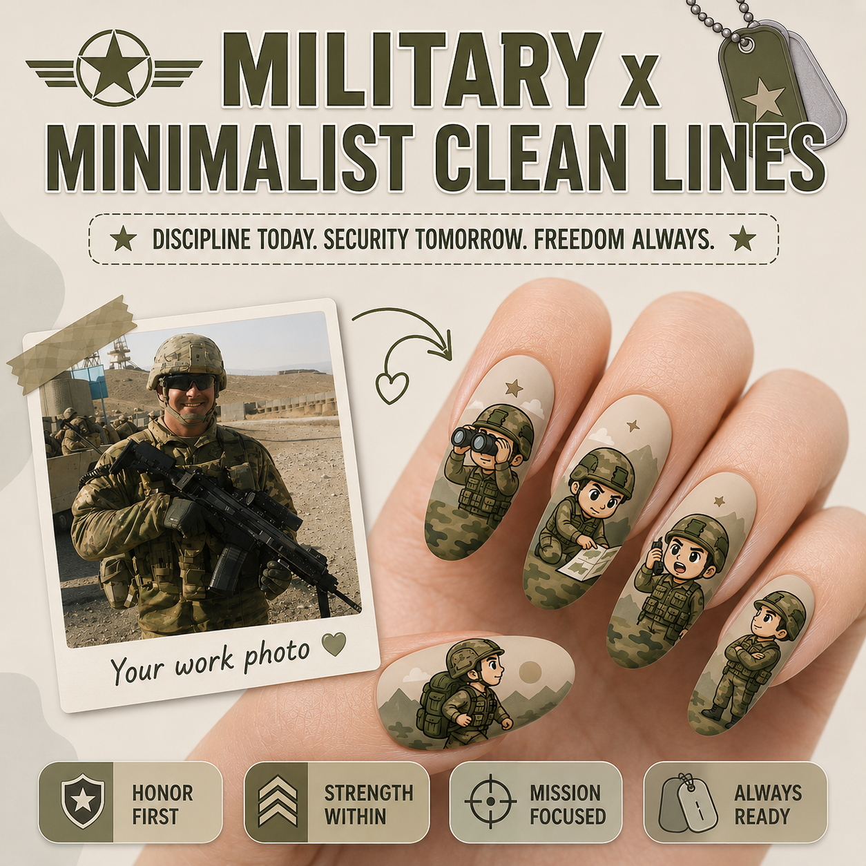 CUSTOMIZE CAREER NAILS