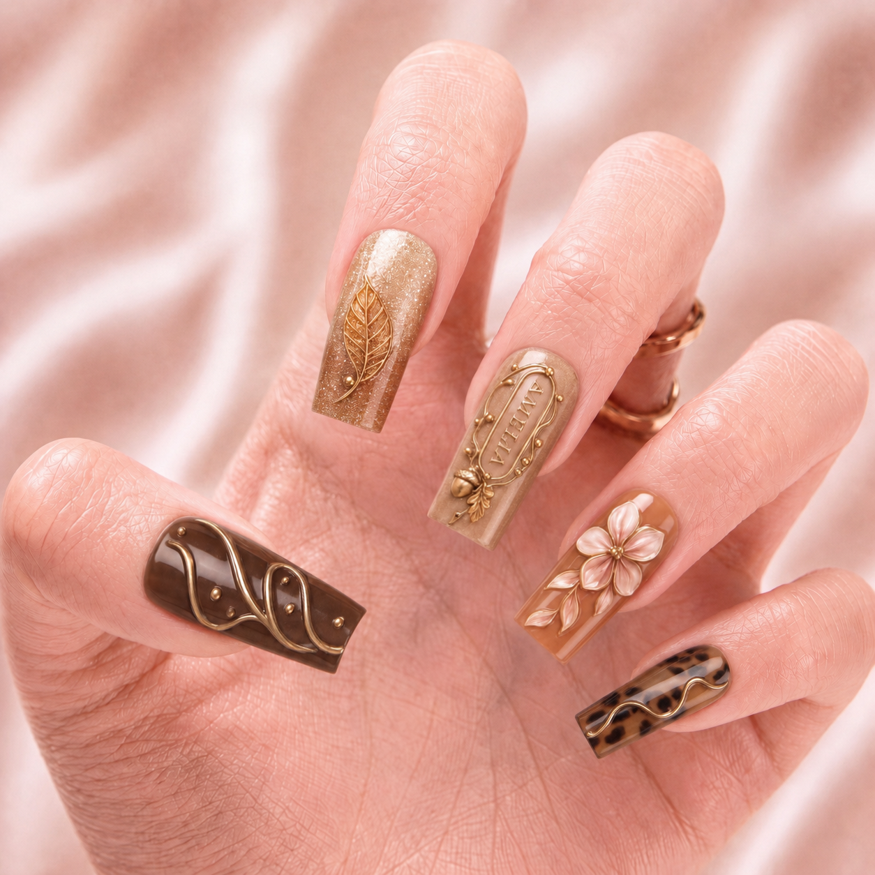 Amber Thicket - Personalized Press-On Nails