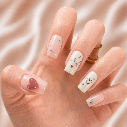Pinky Promise Bestie Bond – Personalized Press-On Nails