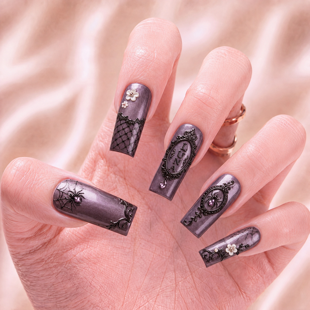 The Violet Relic - Personalized Press-On Nails