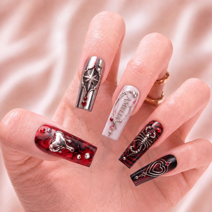 Bloodbound Love - Personalized Press-On Nails