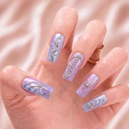 Astral Opaline - Personalized Press-On Nails