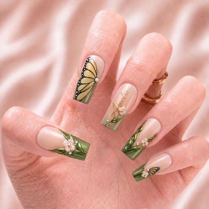 Jade Canopy - Personalized Press-On Nails