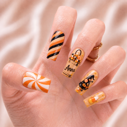 Sweet Witch Candy - Personalized Press-On Nails
