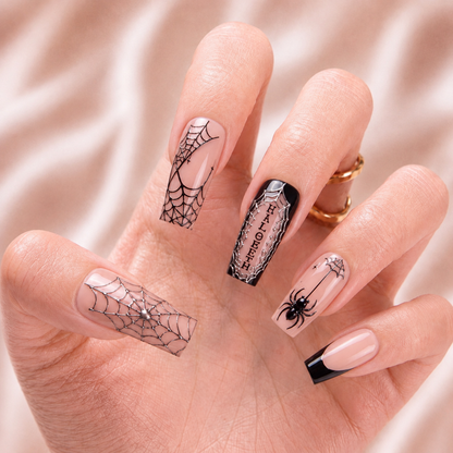 Midnight Spinner - Personalized Press-On Nails