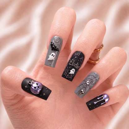 Violet Haunt – Personalized Press-On Nails
