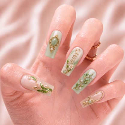 Jadevine Reverie - Personalized Press-On Nails