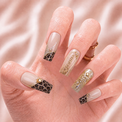 Safari Royale - Personalized Press-On Nails