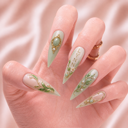 Jadevine Reverie - Personalized Press-On Nails
