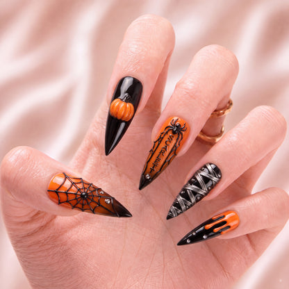 Webbed Magic - Personalized Press-On Nails