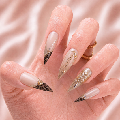 Safari Royale - Personalized Press-On Nails