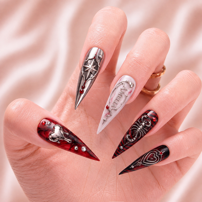 Bloodbound Love - Personalized Press-On Nails