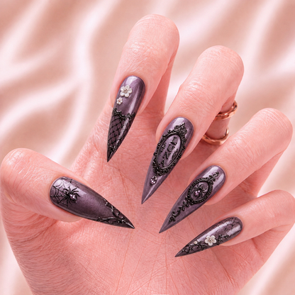 The Violet Relic - Personalized Press-On Nails
